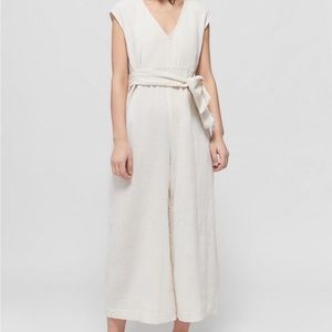 Urban Outfitters Gauzy V-Neck Jumpsuit